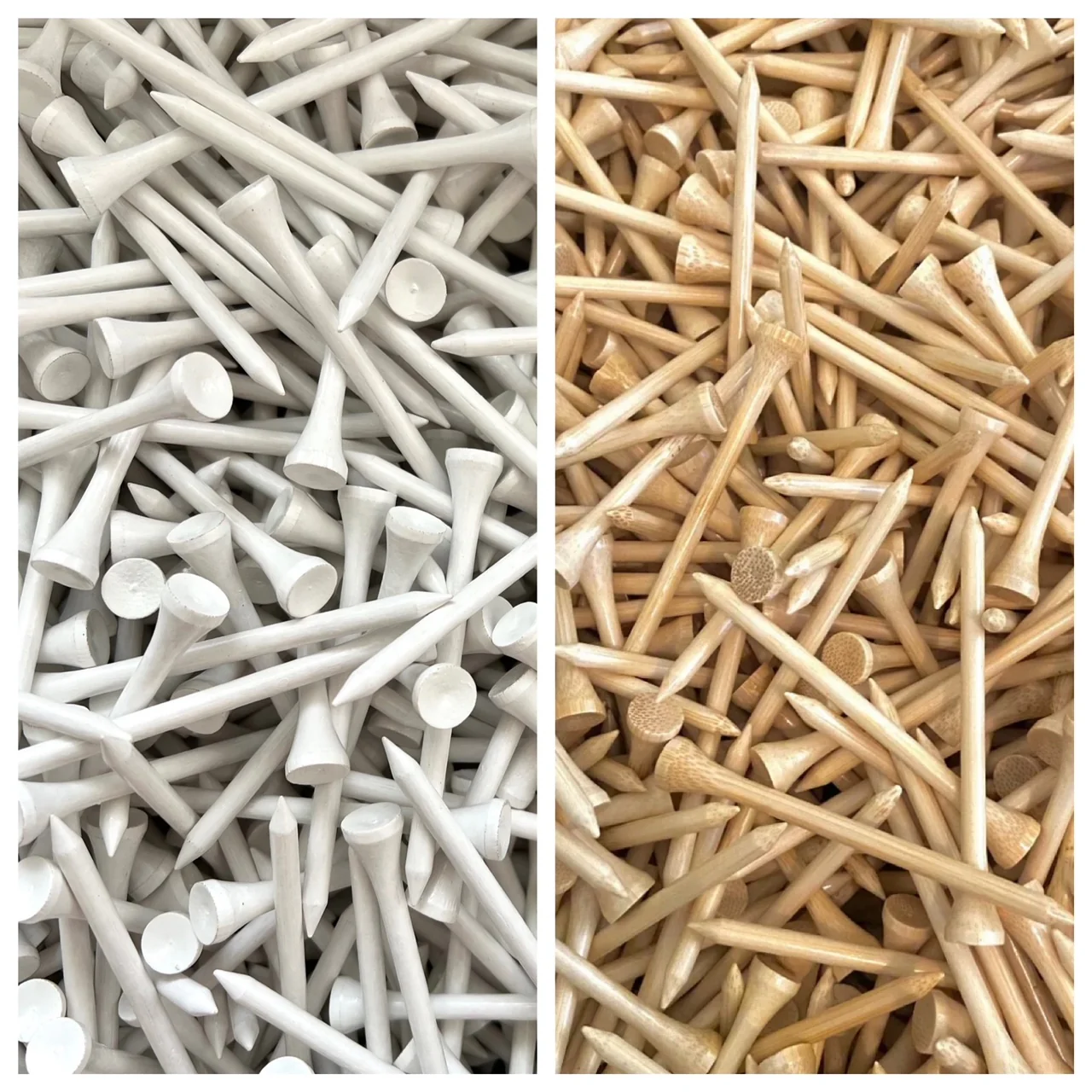 Premium Bamboo Golf Tees - 3.25" Length