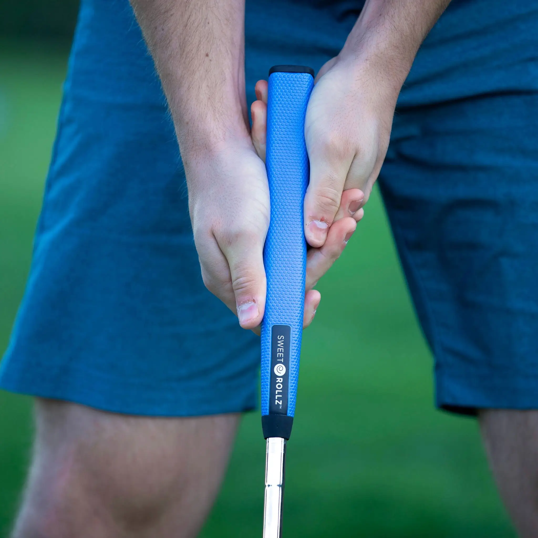 Sweet Rollz Back Pin Blue Putter Grip - Midsize - Image 4