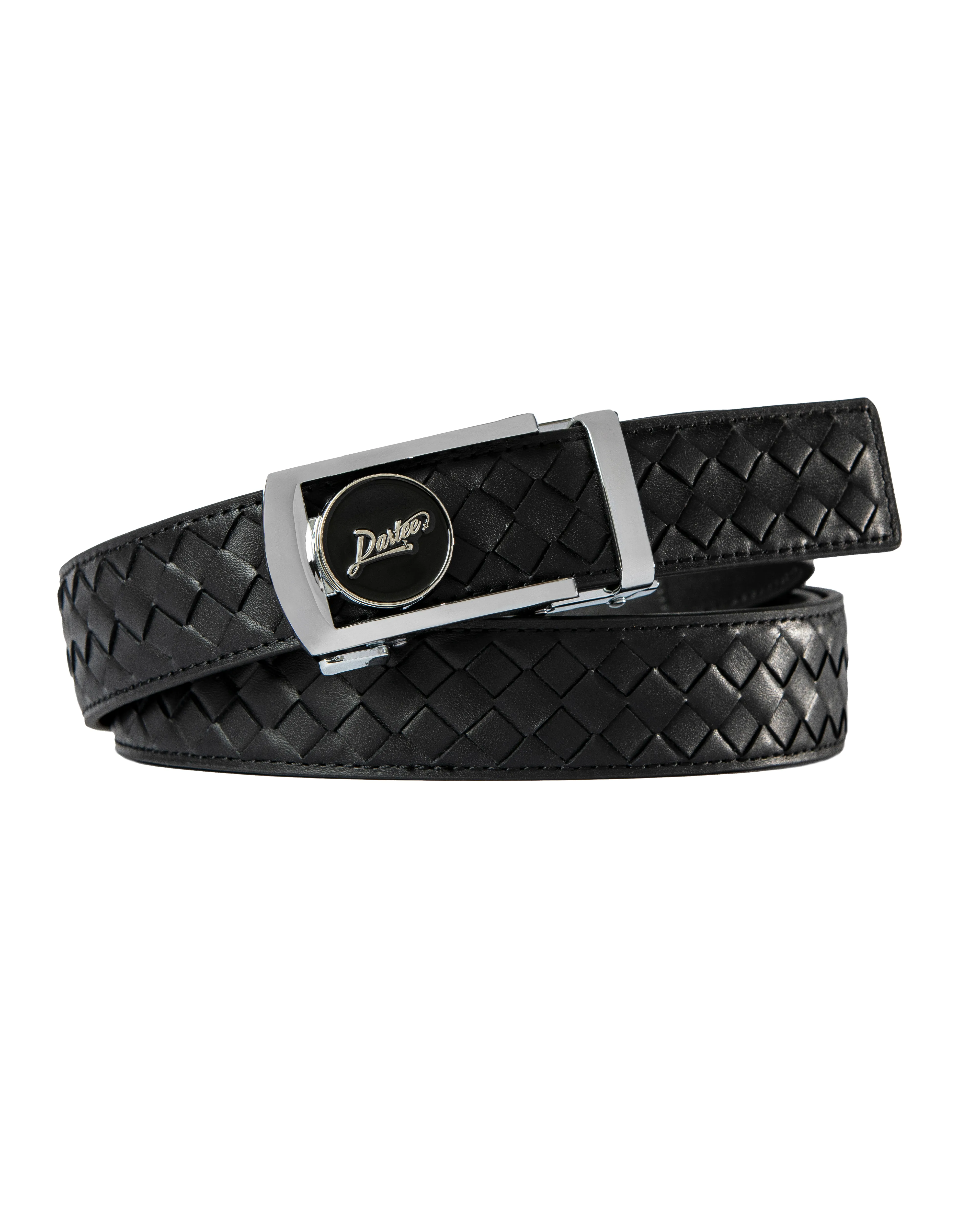 Dartee Golf Black Braid Belt