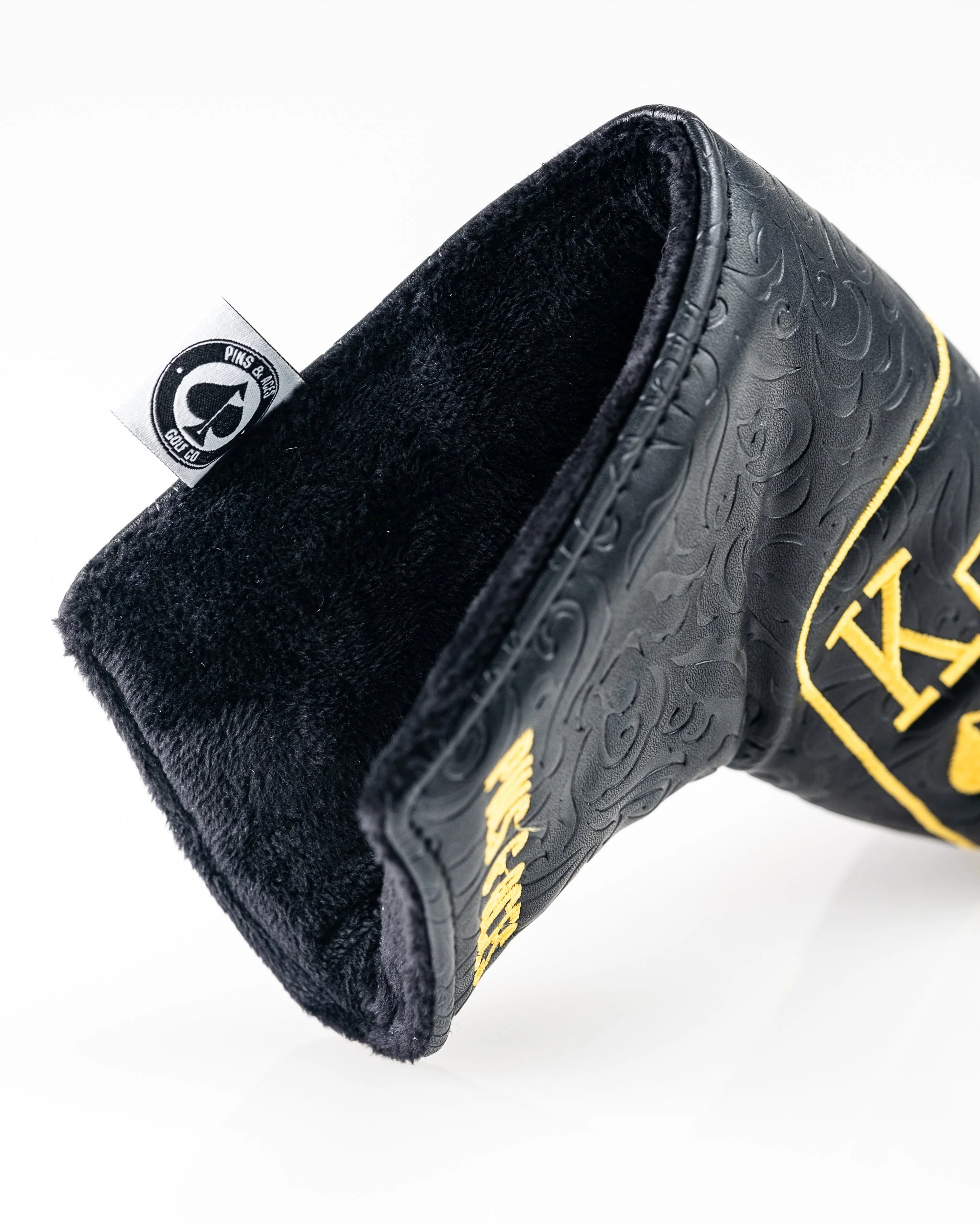 Black/Gold Ace of Spades - Blade Putter Cover - Image 15