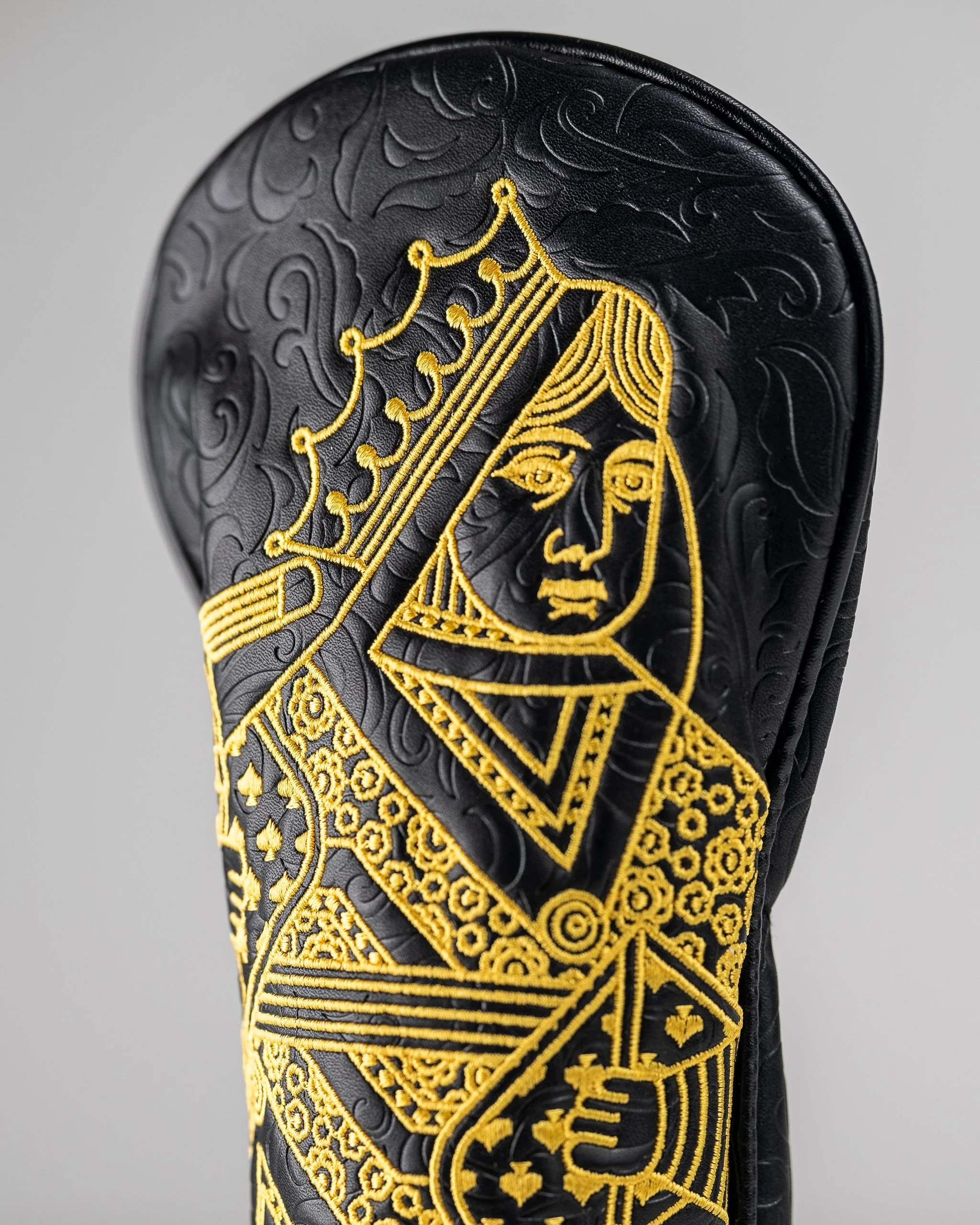 Black/Gold Queen of Spades - Fairway Cover - Image 4
