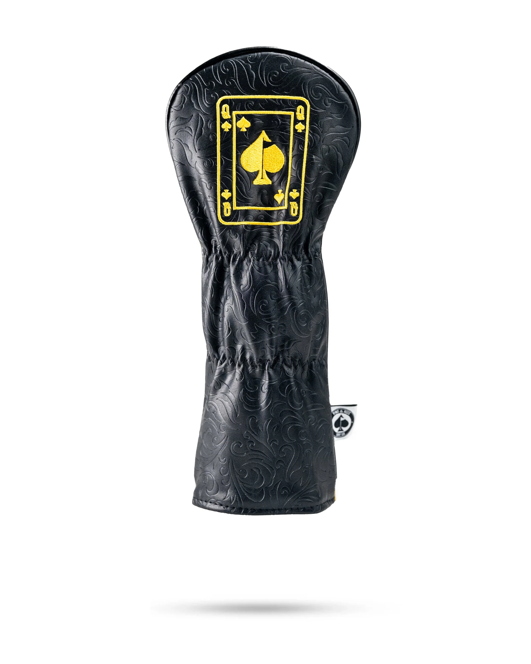 Black/Gold Queen of Spades - Fairway Cover - Image 9