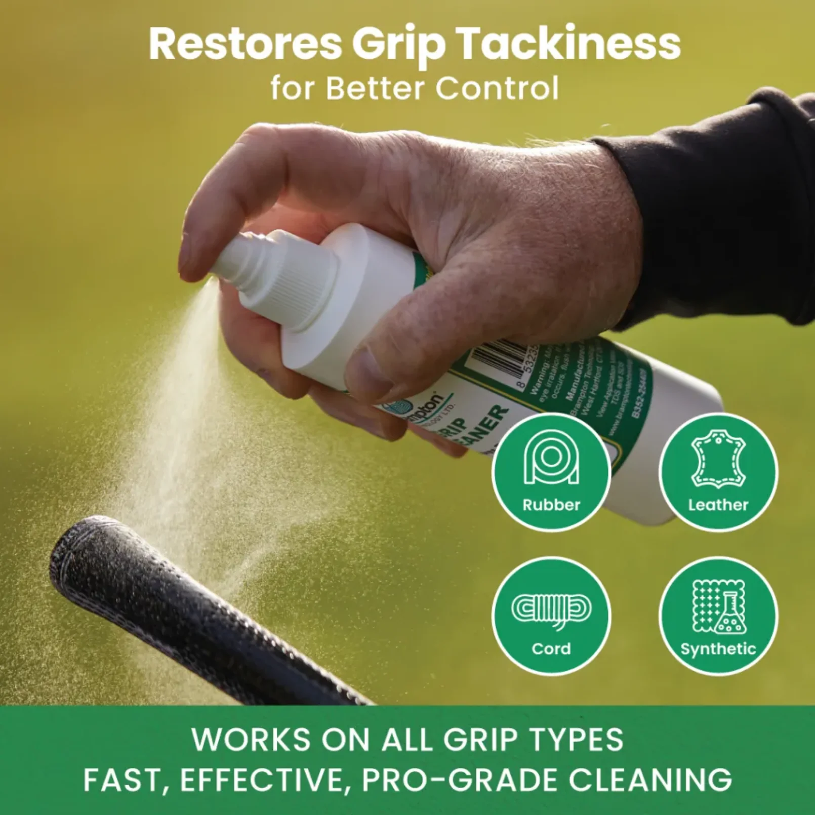 Brampton Golf Grip Cleaner Spray - 8oz - Image 3