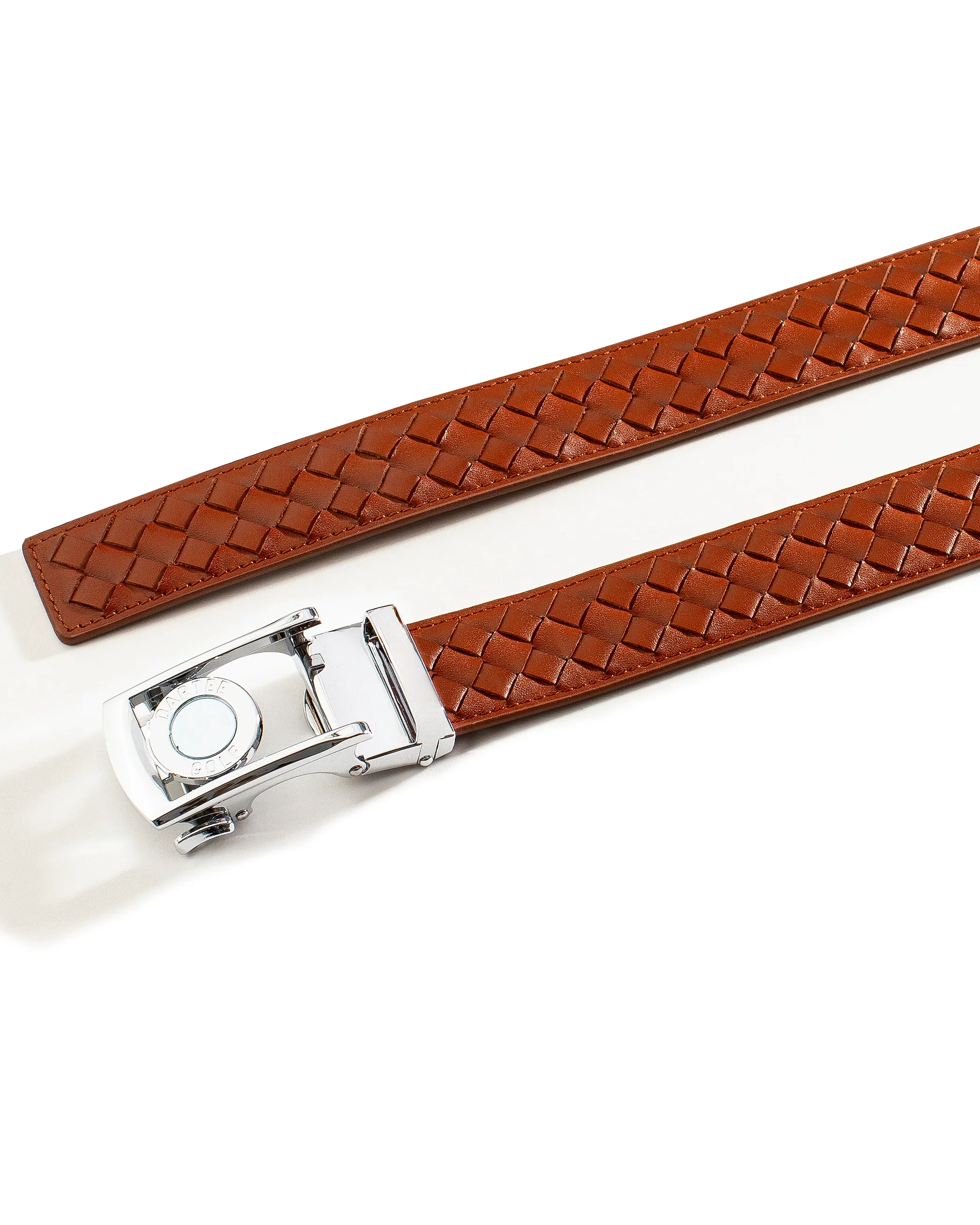 Dartee Golf Brown Braid Belt - Image 2