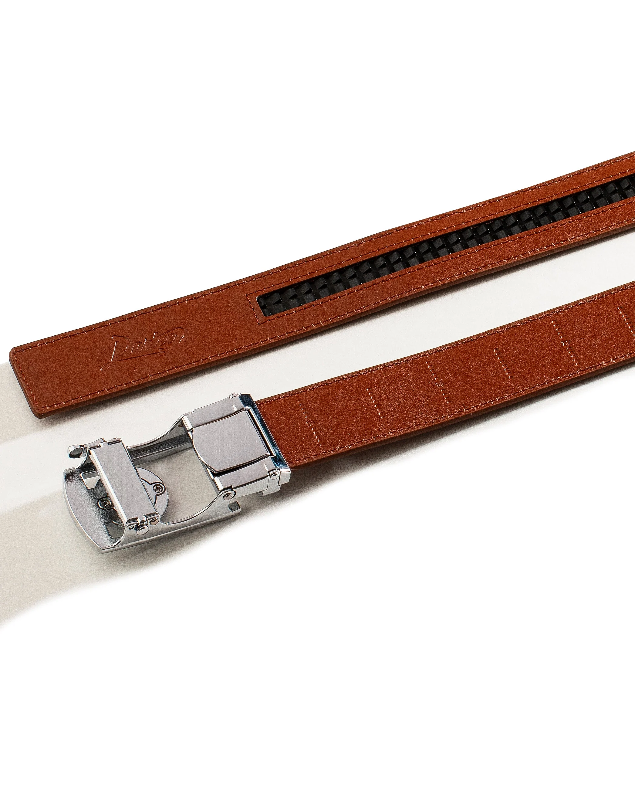 Dartee Golf Brown Braid Belt - Image 4
