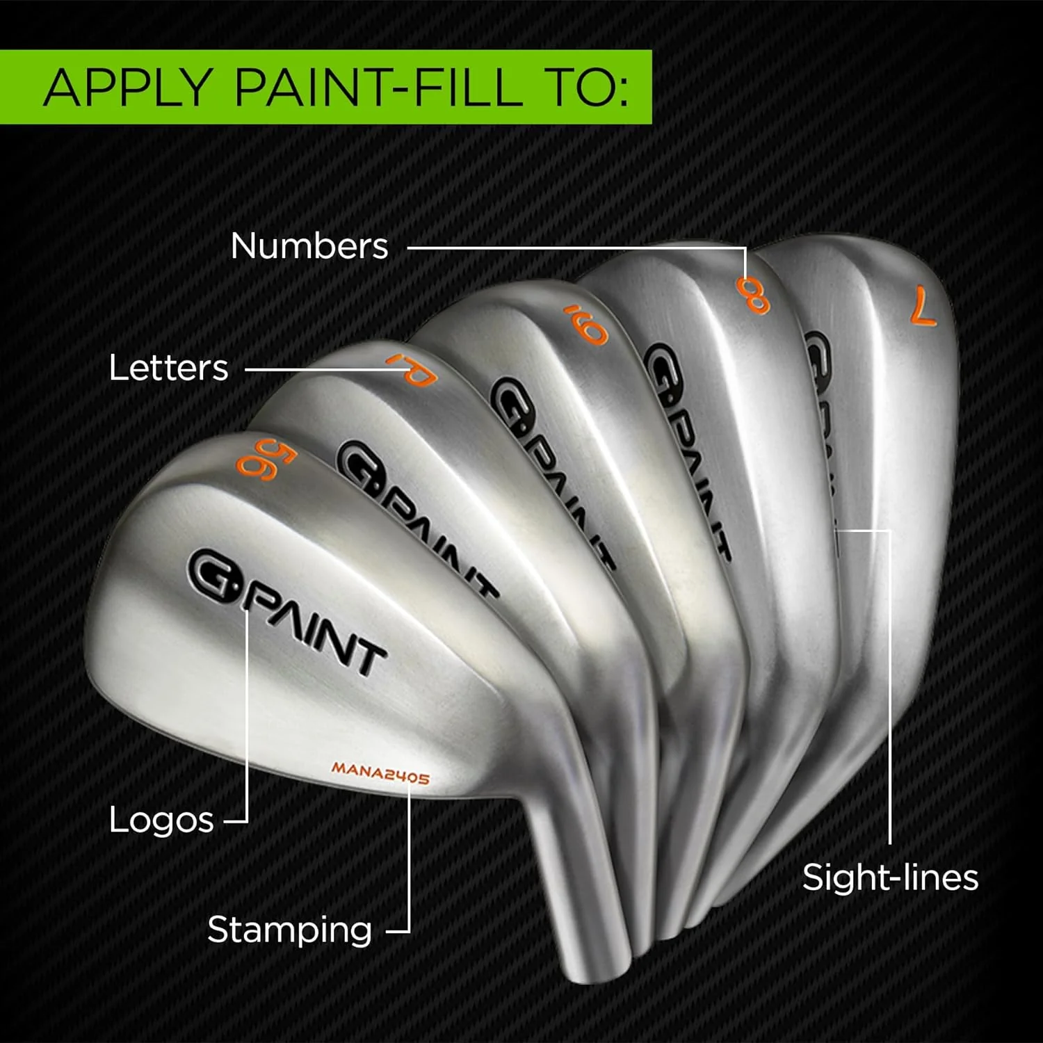 G-Paint Golf Club Paint - 8 Pack (All 8 Colors) - Image 6