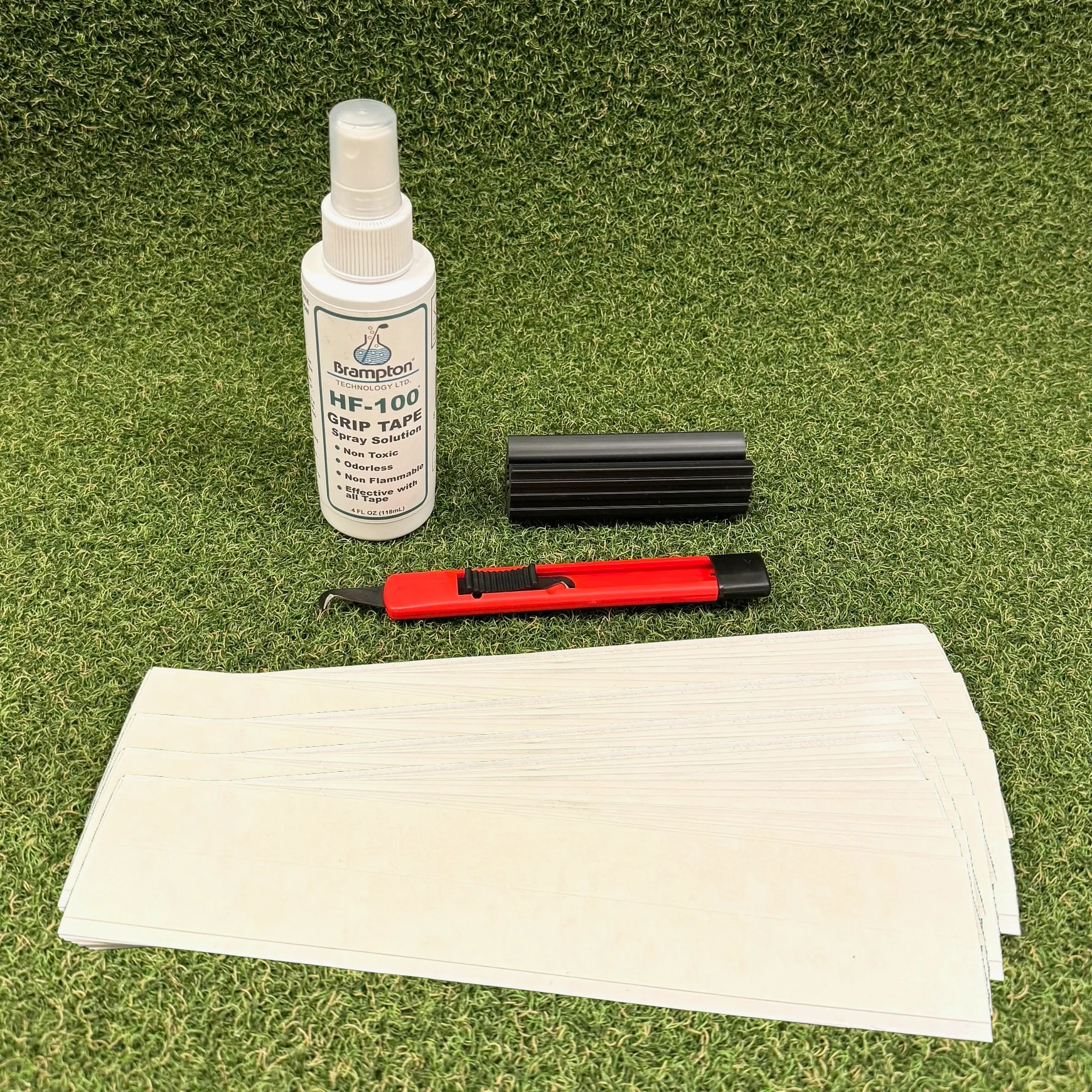 Golf Grip Kit - Tape Strips, 4oz Solvent, Vise Clamp, Hook Blade - Image 3