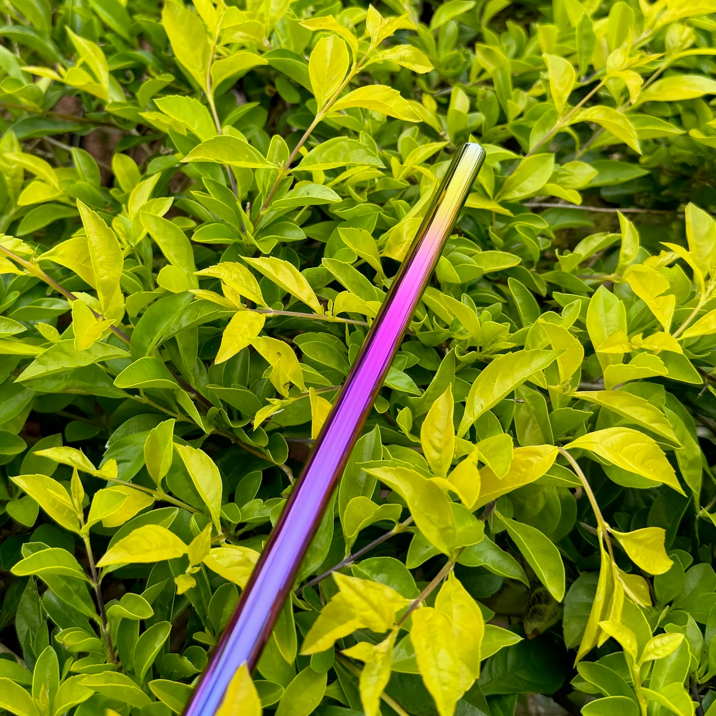 LIMITED EDITION Rainbow & Blue PVD Straight Stepless Putter Shaft .355 or .370 Tip - Image 4