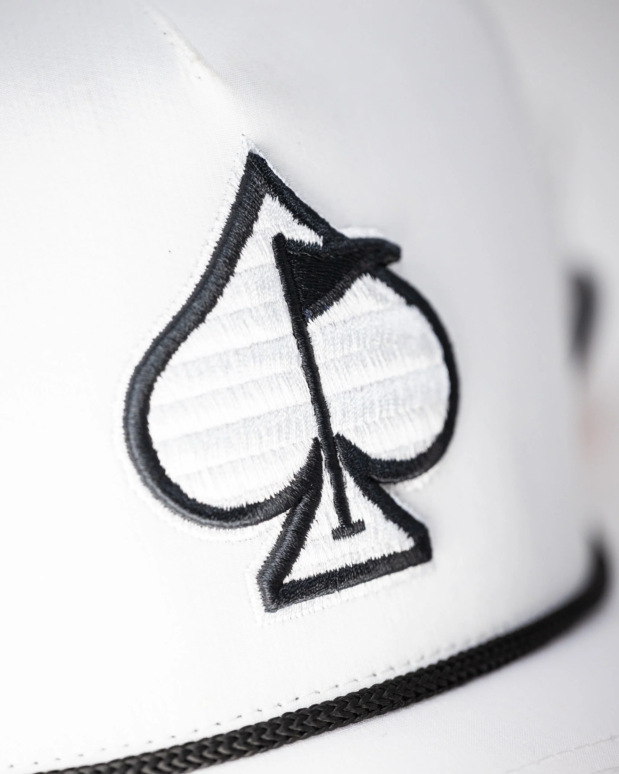 Perforated Rope Hat - White - Image 2