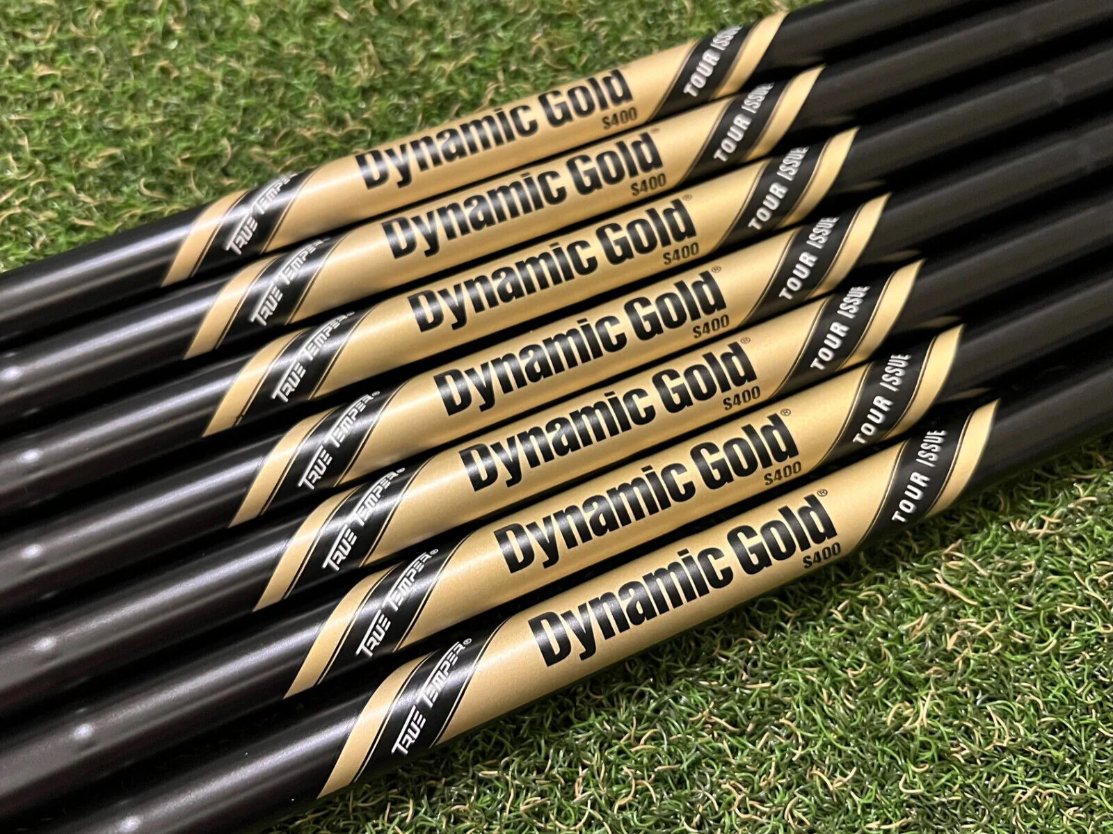 True Temper Dynamic Gold Tour Issue Black Onyx Iron Shaft .355" Taper Tip - Image 2