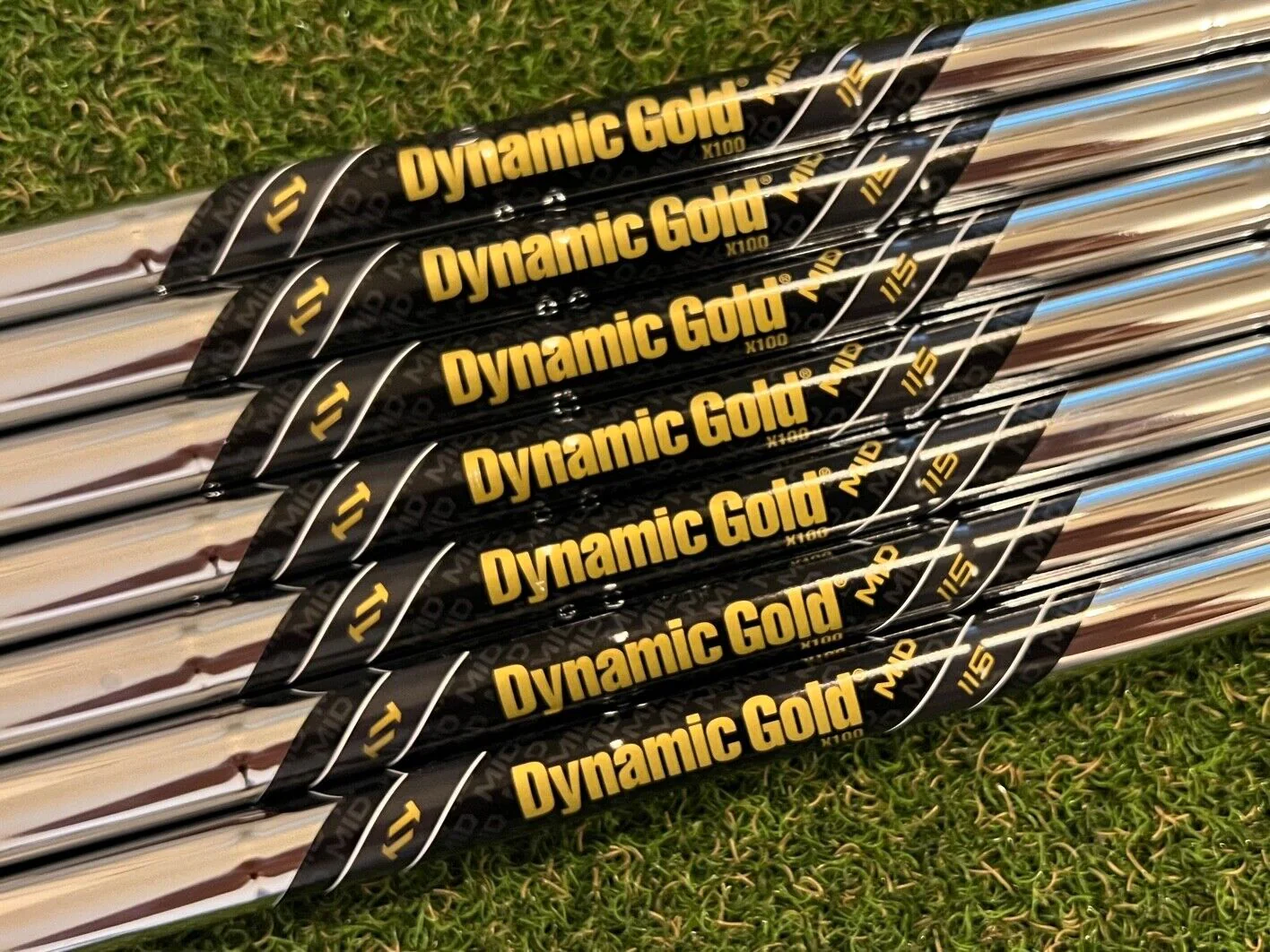 True Temper Dynamic Gold MID 115g Iron Shaft .355" Taper Tip - Image 2