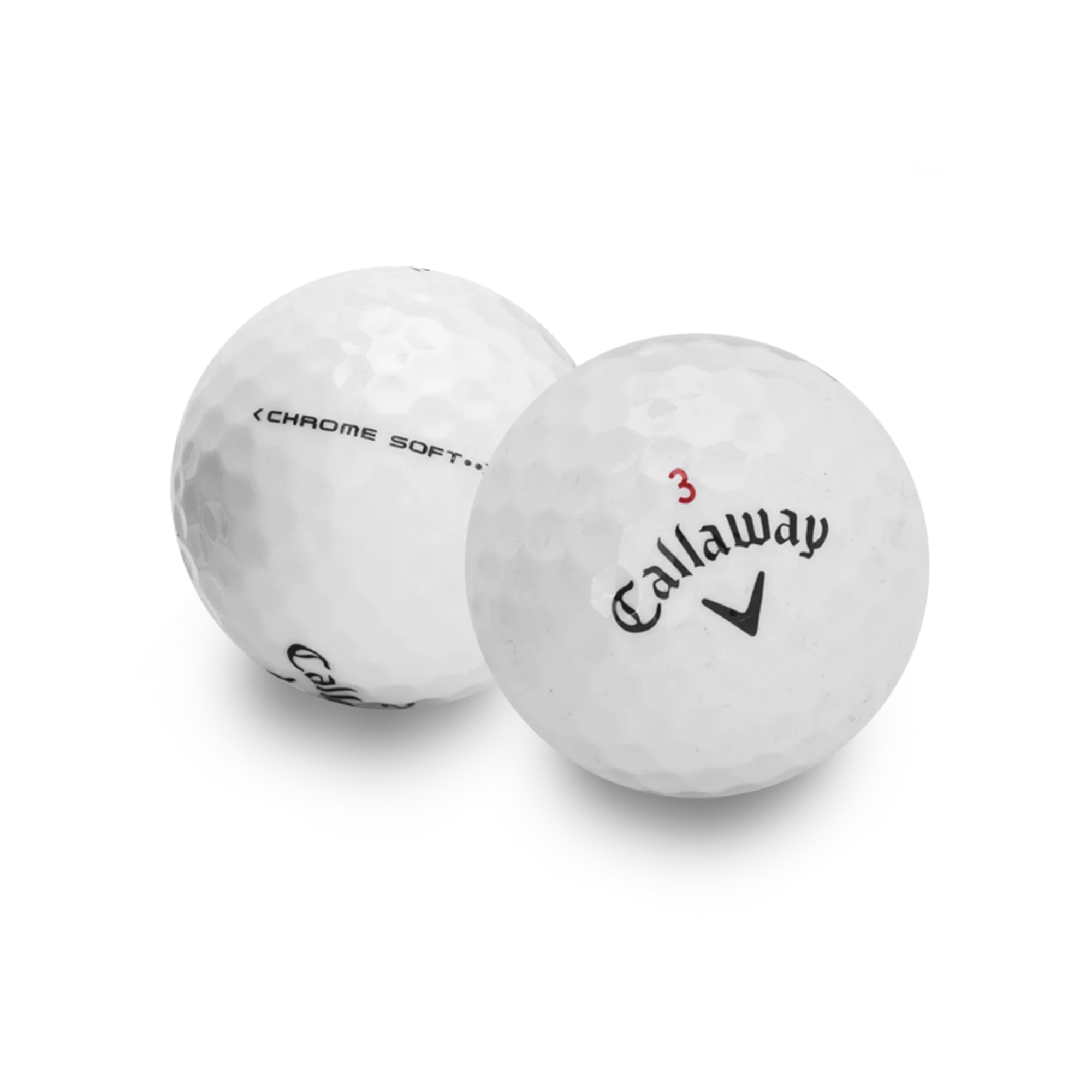 Used Callaway Chrome Soft Golf Balls - 1 Dozen