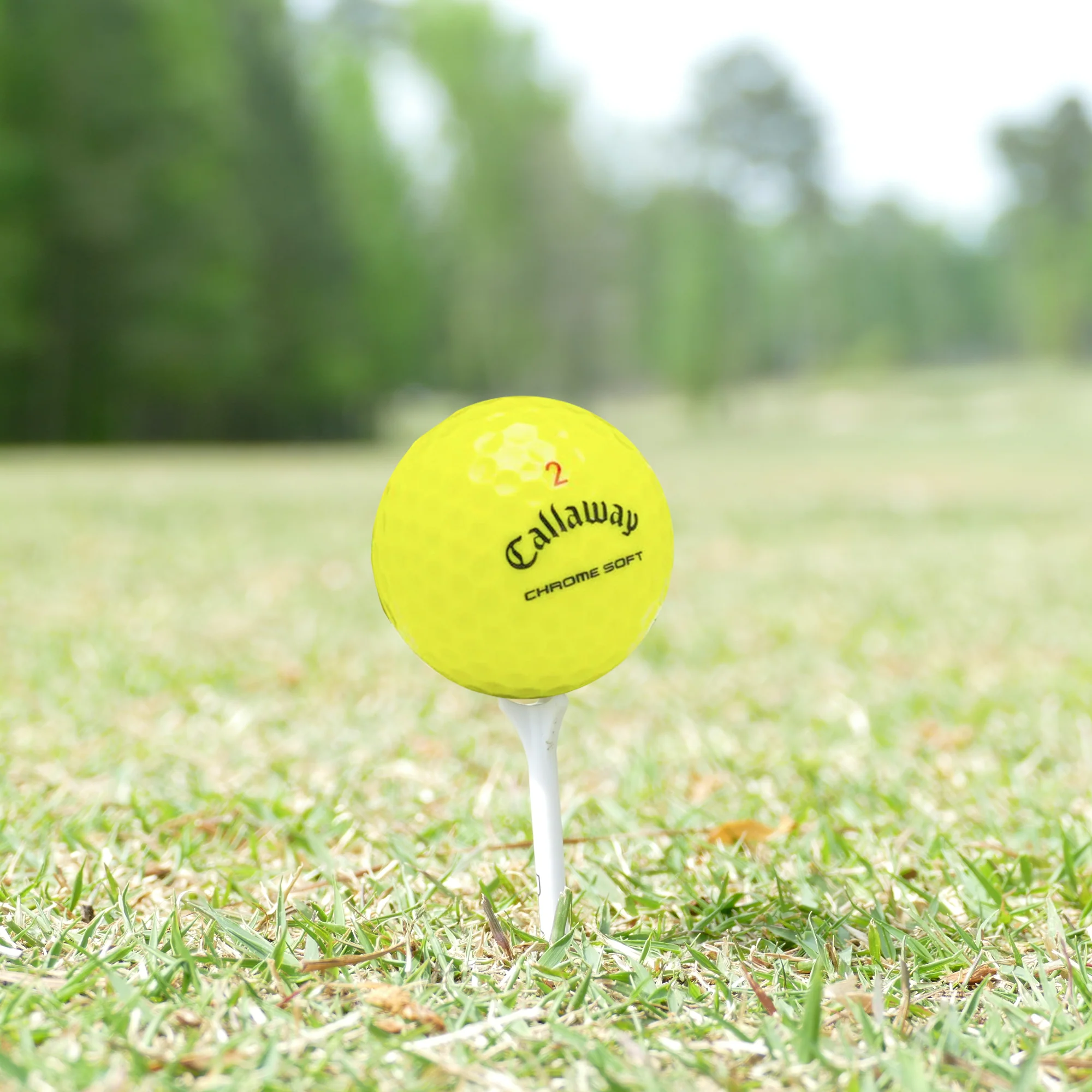 Used Callaway Chrome Soft Triple Track Yellow - 1 Dozen - Image 3