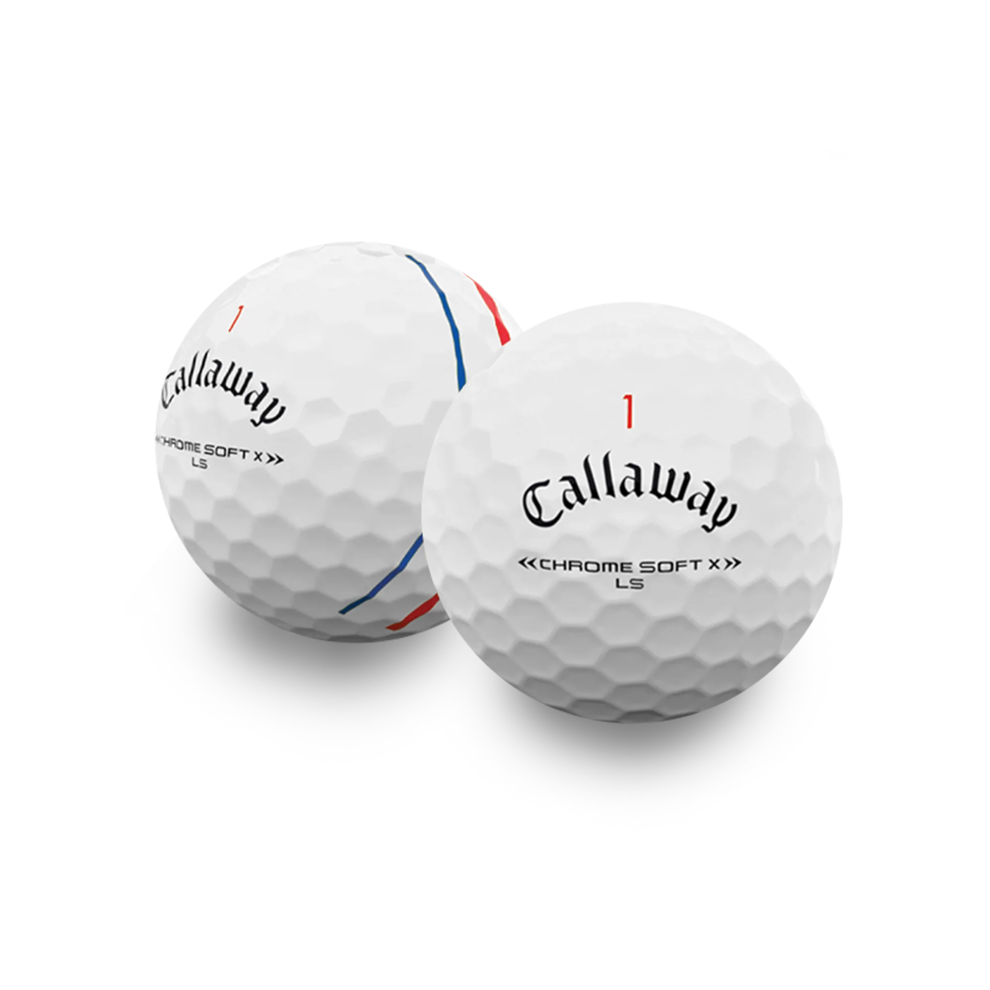 Used Callaway Chrome Soft X LS Triple Track Golf Balls - 1 Dozen