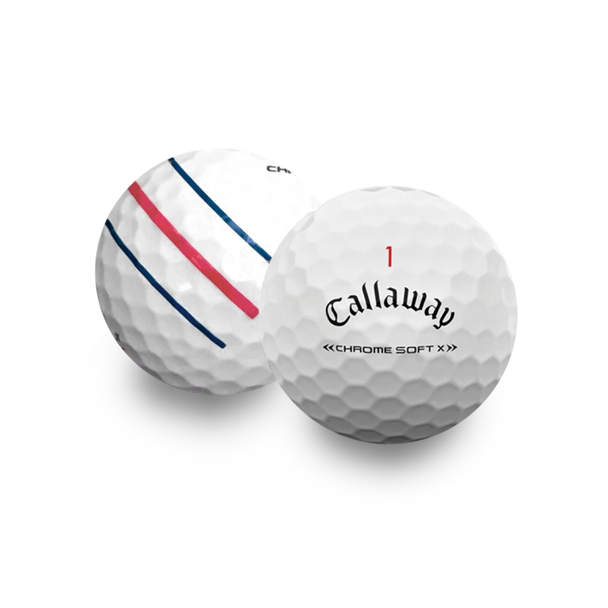Used Callaway Chrome Soft X Triple Track Golf Balls - 1 Dozen