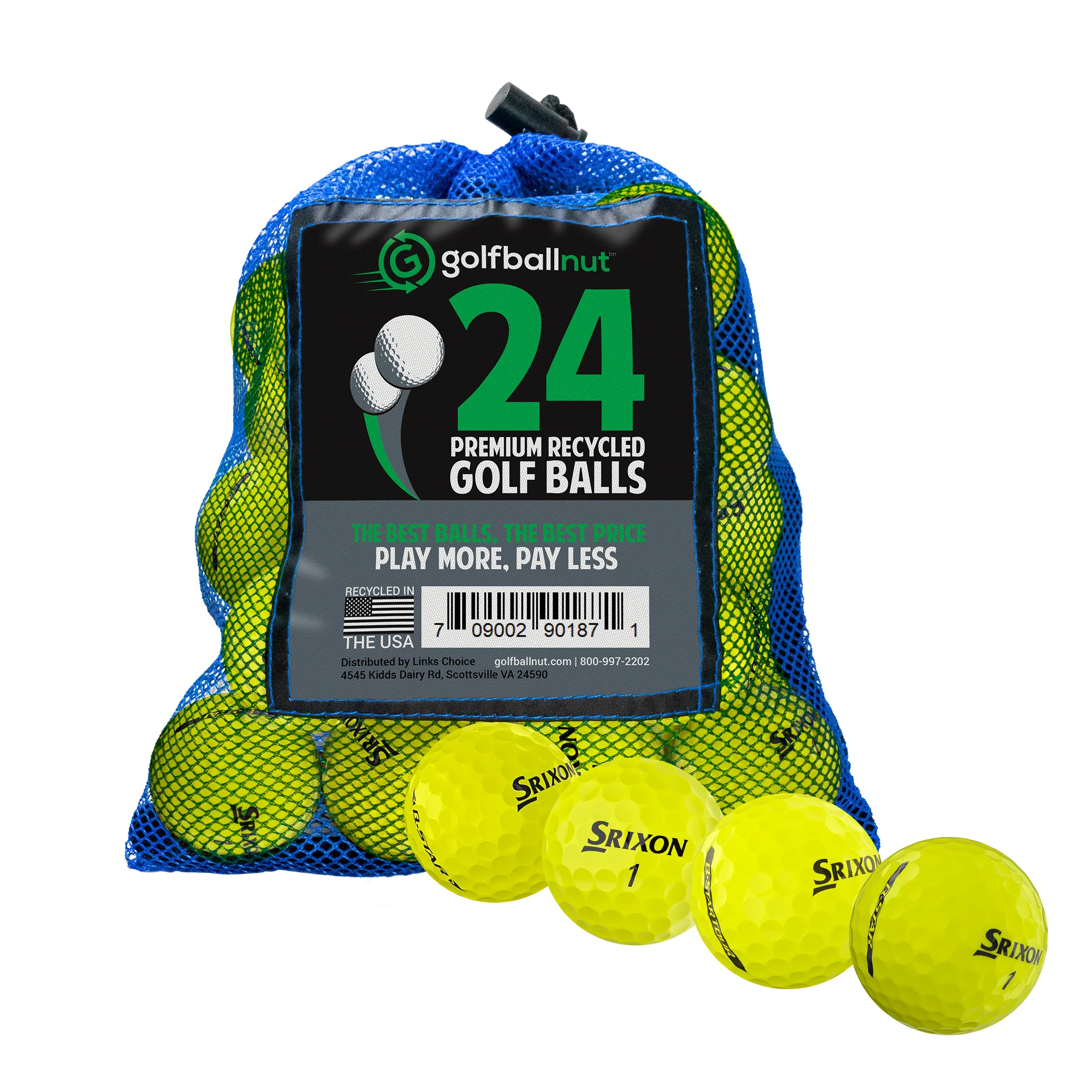 Used Srixon Q Star Mix Golf Balls - Bulk Mesh Bags - Image 4