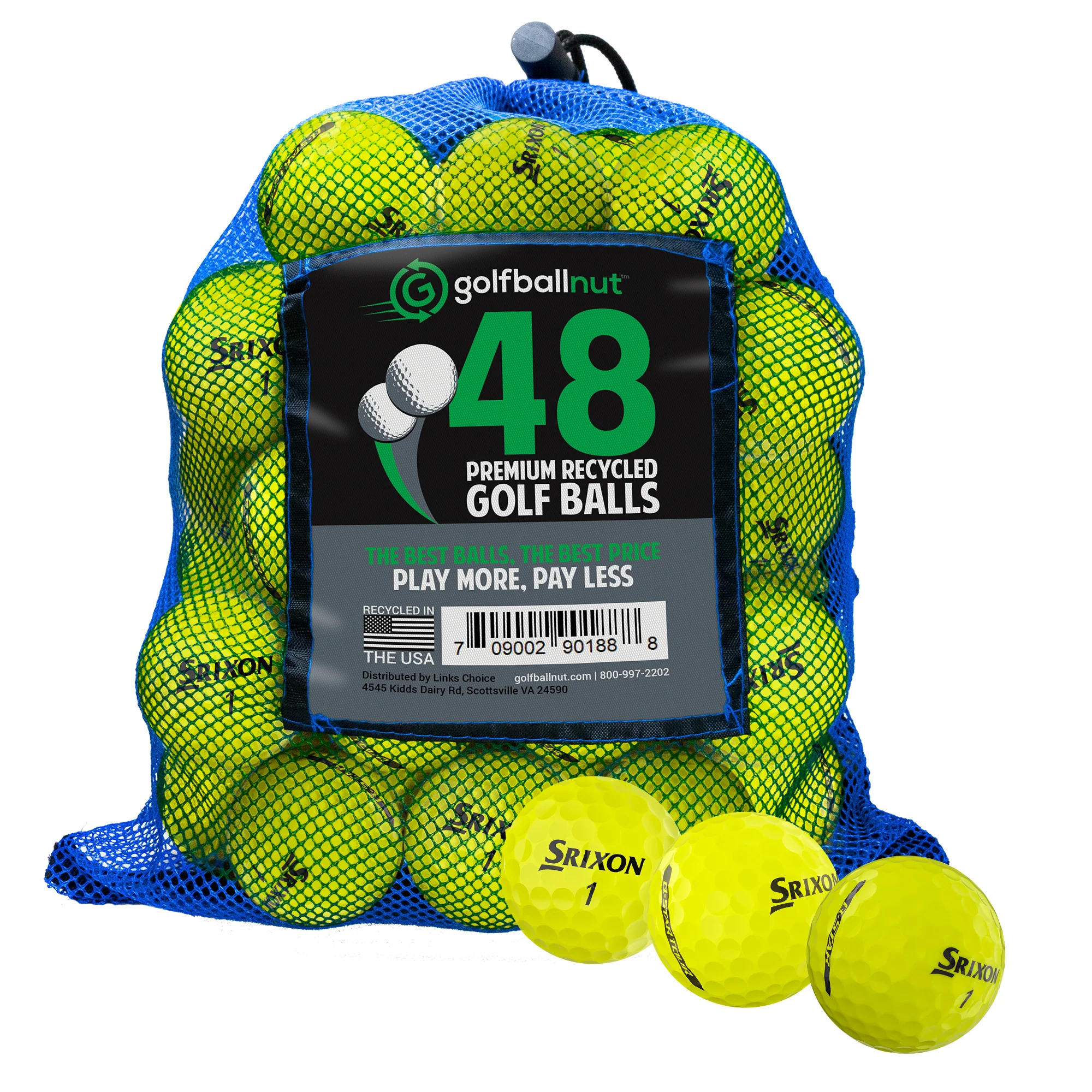 Used Srixon Q Star Mix Golf Balls - Bulk Mesh Bags - Image 5