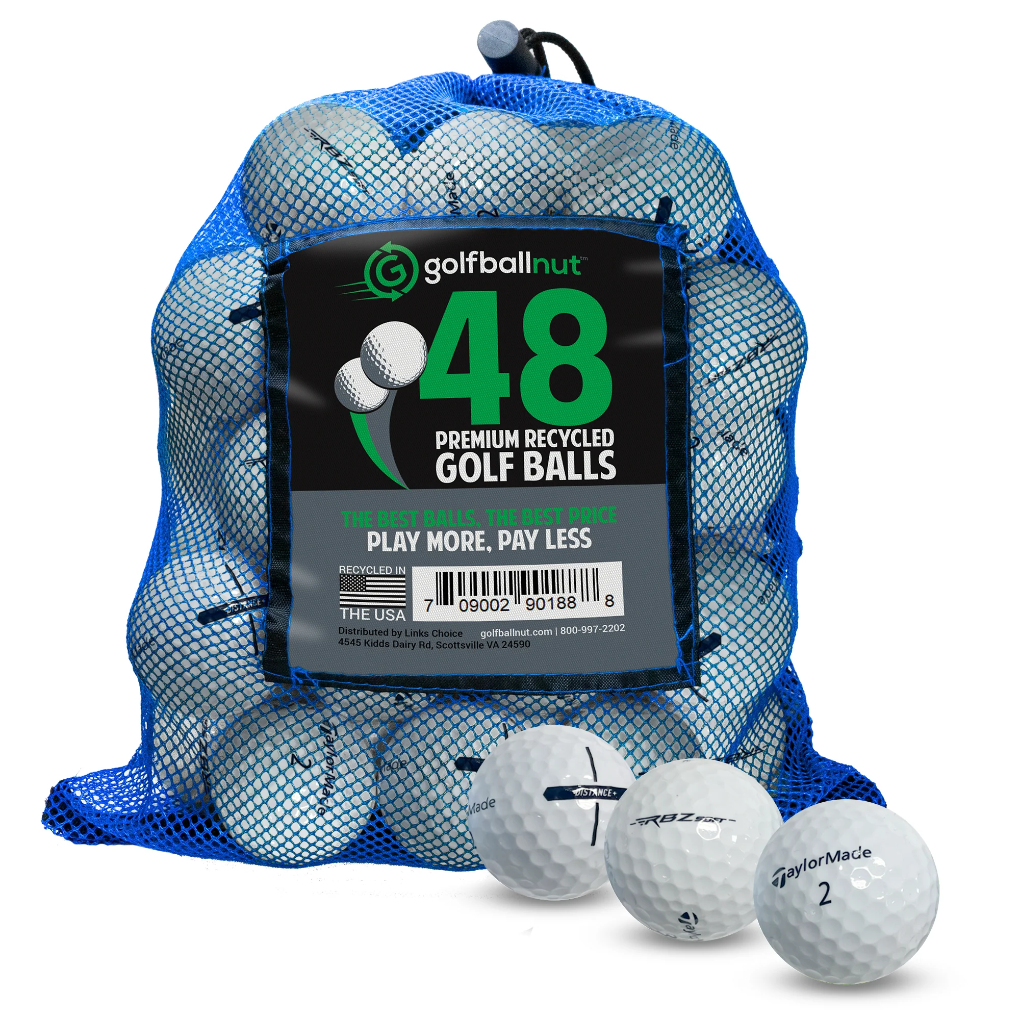 Used Taylormade Mix Golf Balls - Bulk Mesh Bags - Image 5