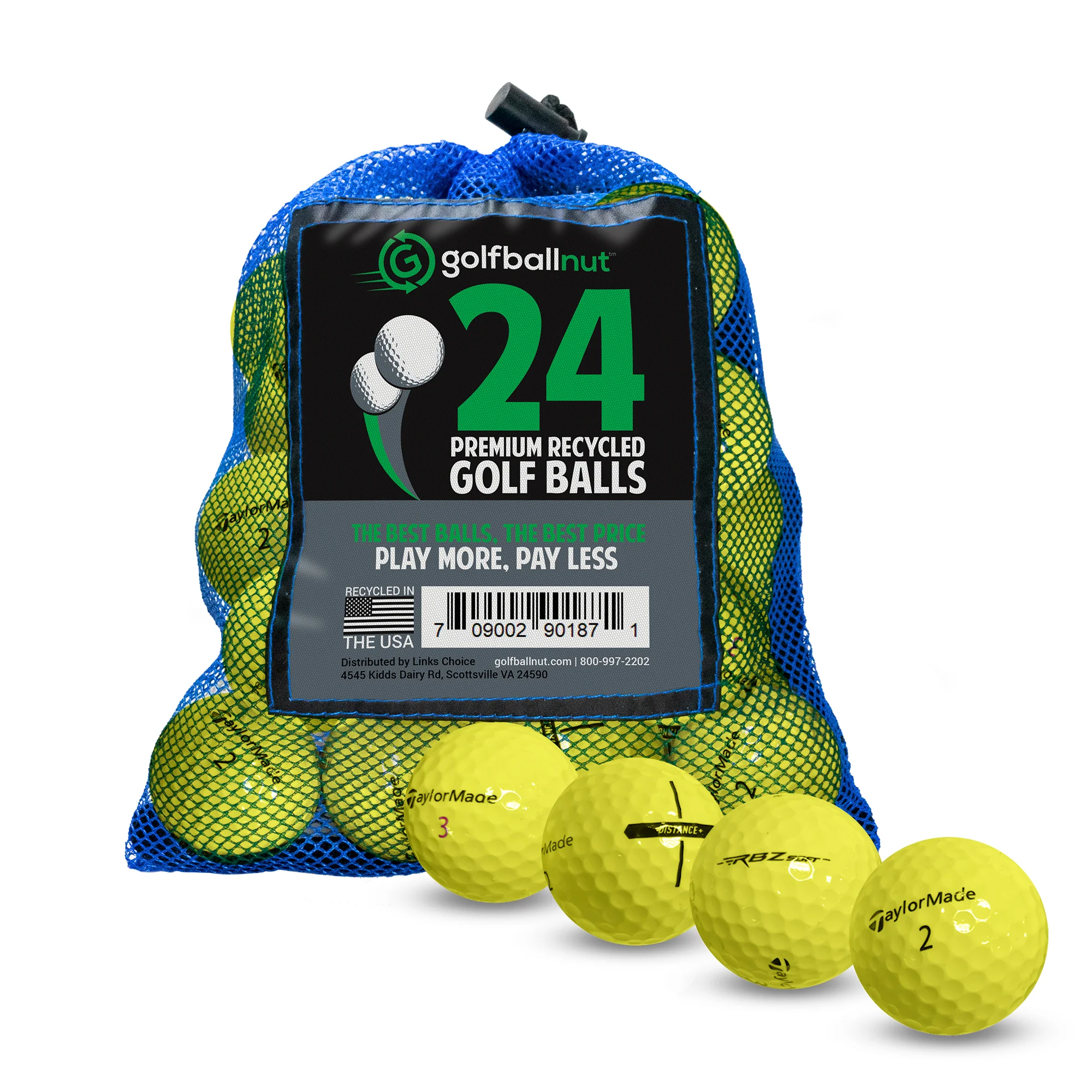 Used Taylormade Mix Golf Balls - Bulk Mesh Bags - Image 6