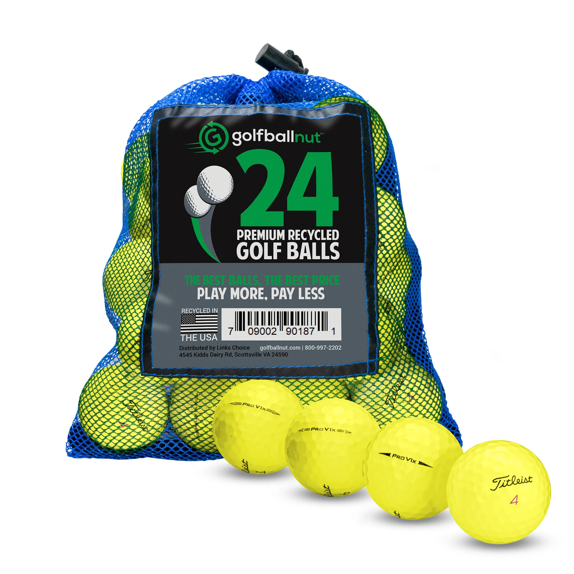Used Titleist Pro V1x Golf Balls - Bulk Mesh Bags - Image 4