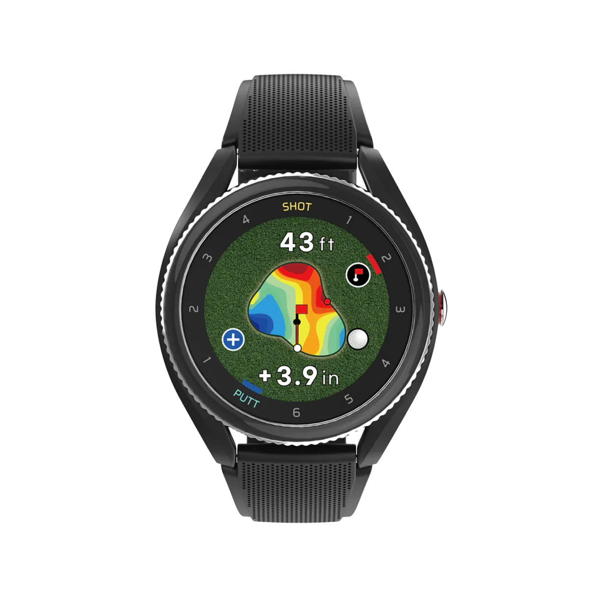 Voice Caddie T9 Golf GPS Watch with Green Undulation