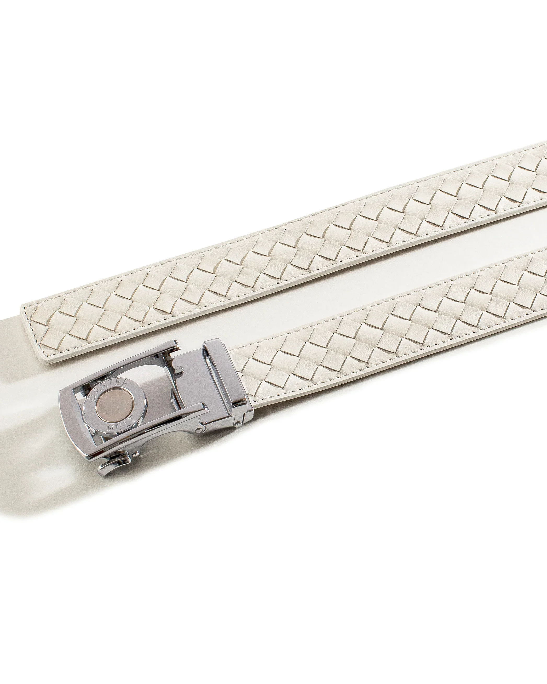 Dartee Golf White Braid Belt - Image 2