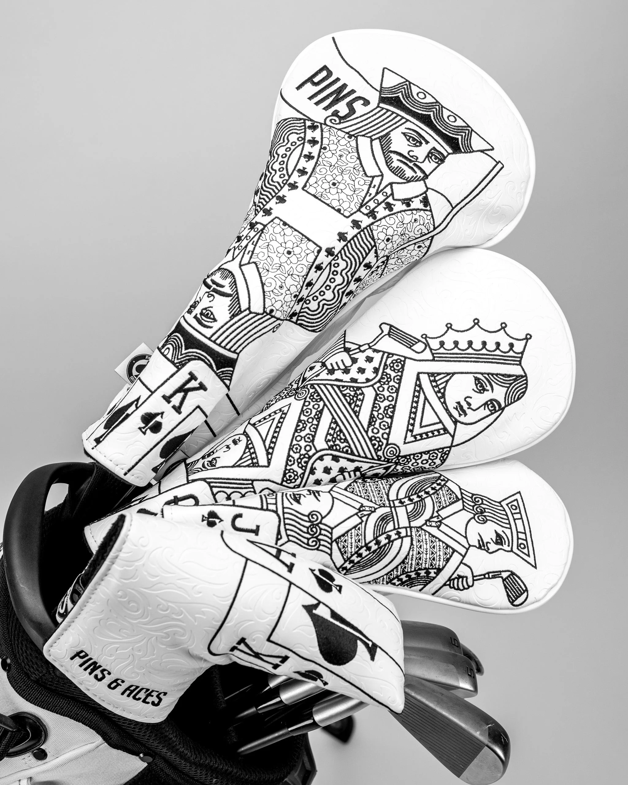 White Out Ace of Spades - Blade Putter Cover - Image 6