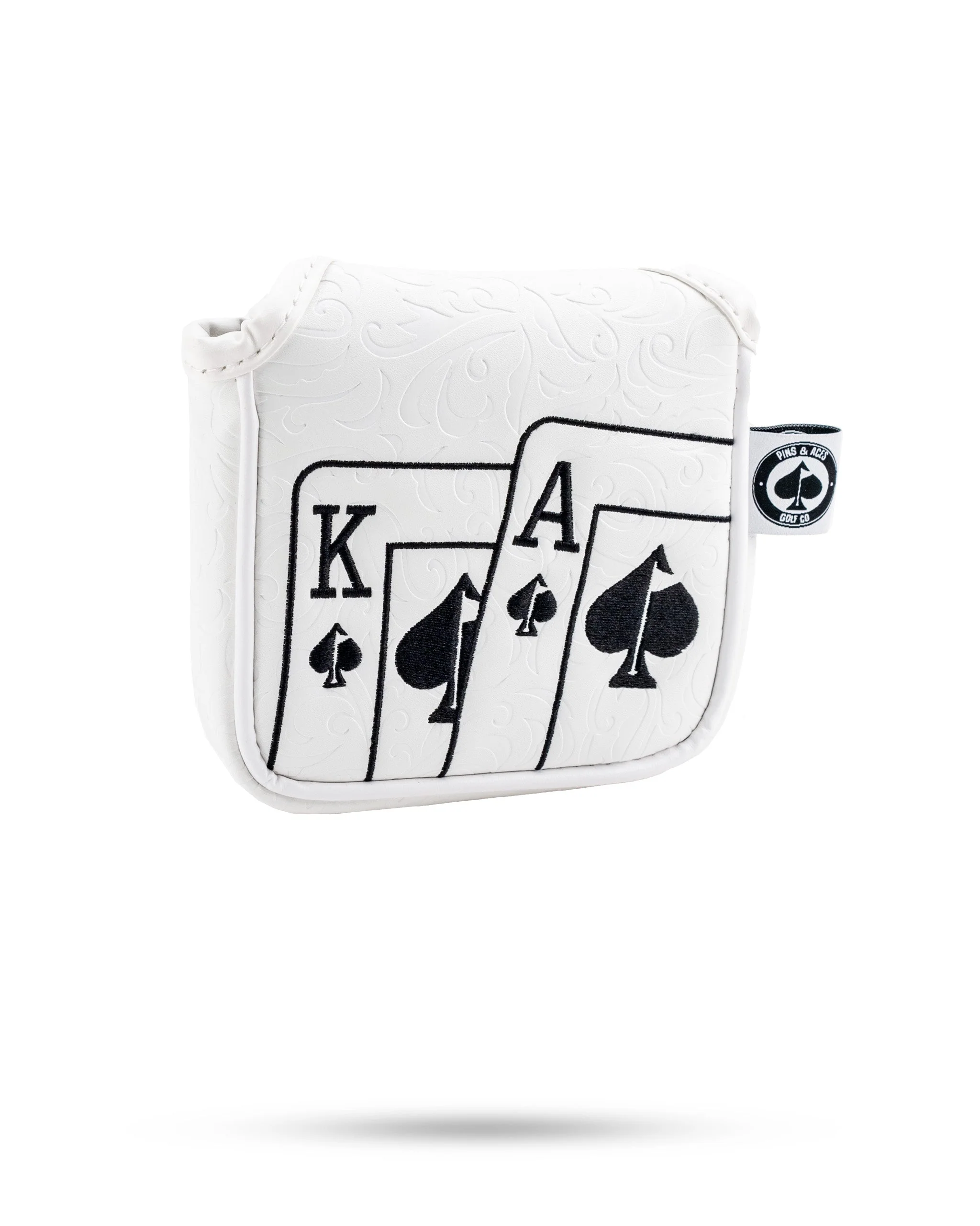 White Out Ace of Spades - Mallet Putter Cover - Image 2