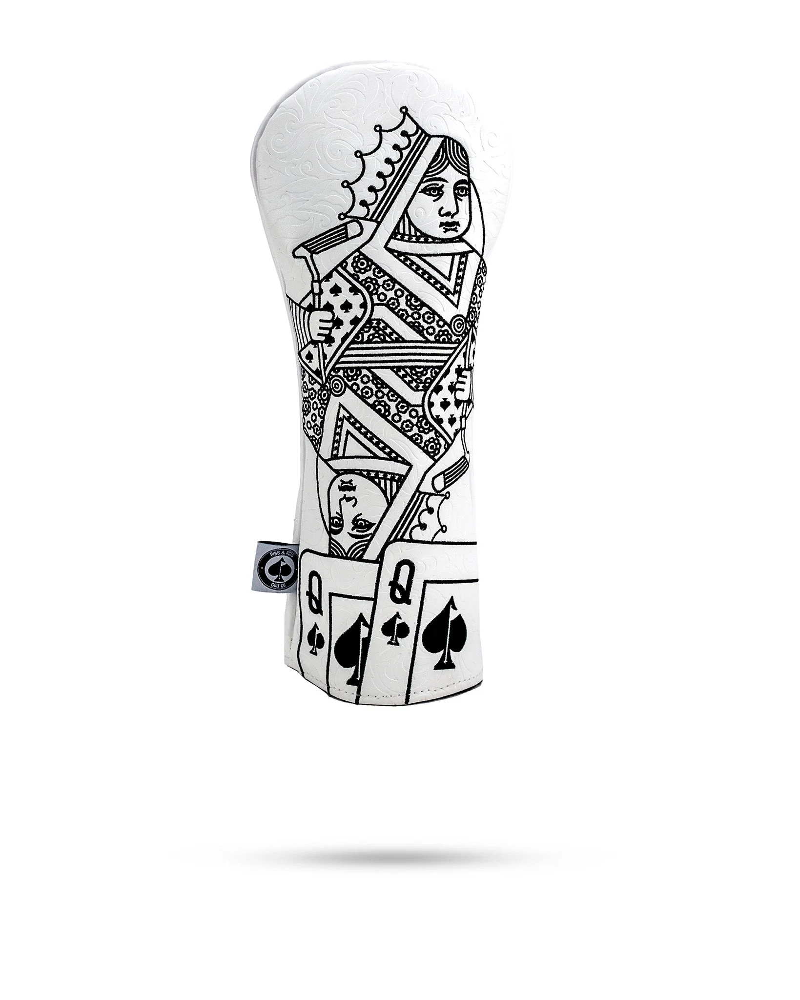 White Out Queen of Spades - Fairway Cover - Image 2